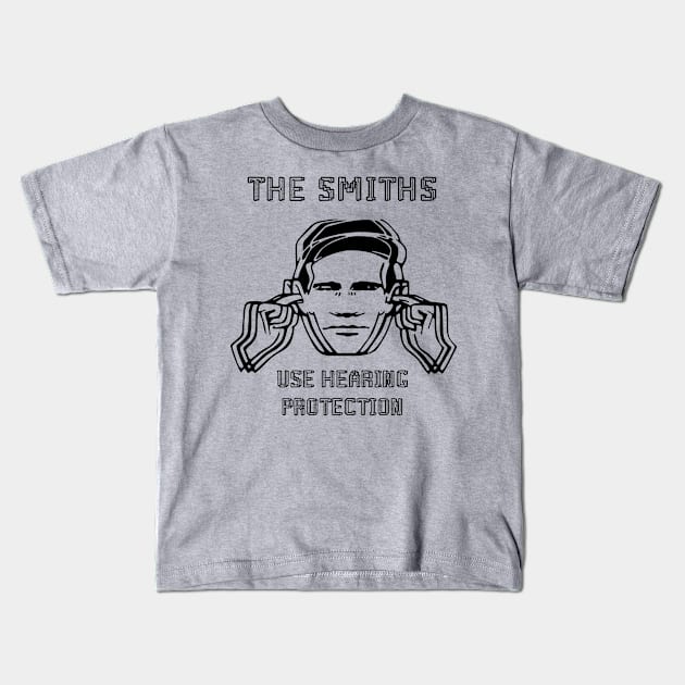 the smiths ll hearing protection Kids T-Shirt by the haunted bathroom